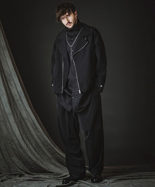 NO ID.(ノーアイディ)の「mj11370-BIGライダースJKT ジャケット(858006-413B)(ライダースジャケット・メンズ・ブラック系その他/ブラック・ONE SIZE)」の12枚目の写真