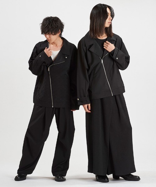 NO ID.(ノーアイディ)の「mj11370-BIGライダースJKT ジャケット(858006-413B)(ライダースジャケット・メンズ・ブラック系その他/ブラック・ONE SIZE)」の14枚目の写真
