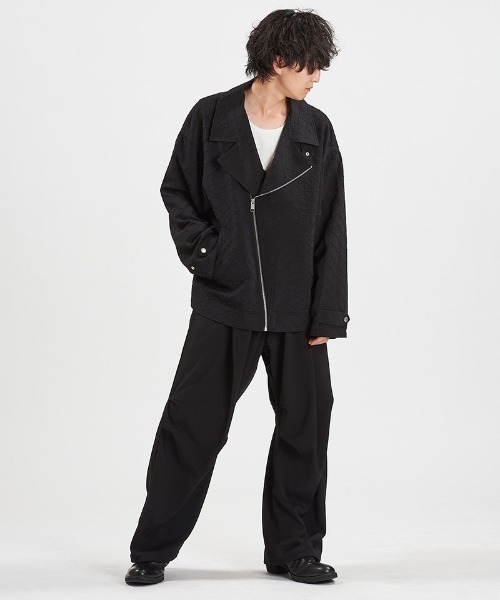 NO ID.(ノーアイディ)の「mj11370-BIGライダースJKT ジャケット(858006-413B)(ライダースジャケット・メンズ・ブラック系その他/ブラック・ONE SIZE)」の19枚目の写真