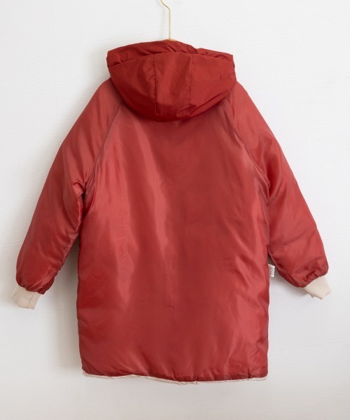 Miniministore(ミニミニストア)の「フード付きロングダウンコート中綿アウター(その他アウター・レディース・イエロー/ラベンダー/ダークブルー/アイボリー/ブラック/ワインレッド/ライトグリーン・FREE)」の19枚目の写真