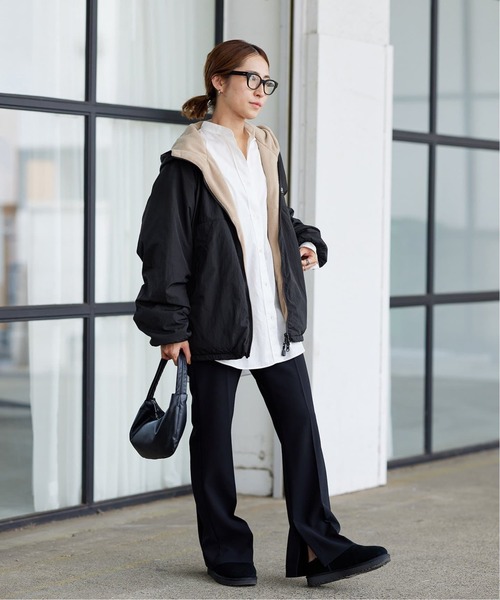 FRAMeWORK（フレームワーク）の「≪追加≫ALTUS/アルタス 別注リバーシブルブルゾン 4（その他アウター・レディース・ベージュ・FREE）」の9枚目の写真