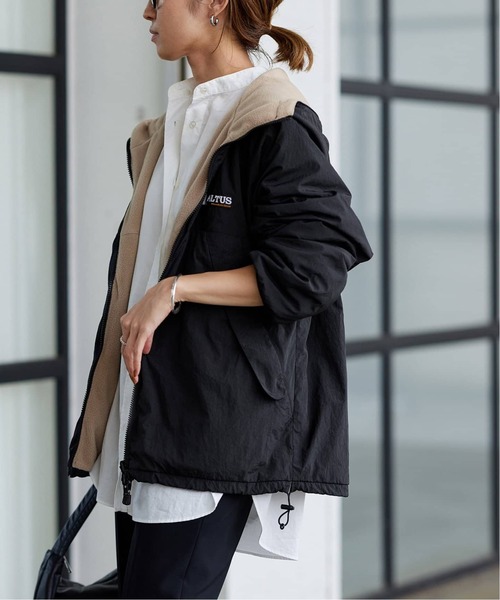 FRAMeWORK（フレームワーク）の「≪追加≫ALTUS/アルタス 別注リバーシブルブルゾン 4（その他アウター・レディース・ベージュ・FREE）」の10枚目の写真