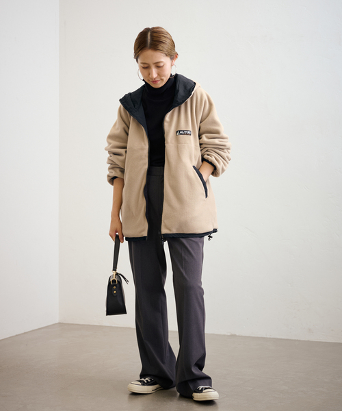 FRAMeWORK（フレームワーク）の「≪追加≫ALTUS/アルタス 別注リバーシブルブルゾン 4（その他アウター・レディース・ベージュ・FREE）」の17枚目の写真