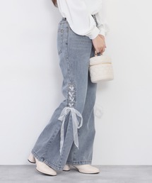 .WORKS（ドットワークス）の「.works　デニムシューレースフレアー（デニムパンツ）」