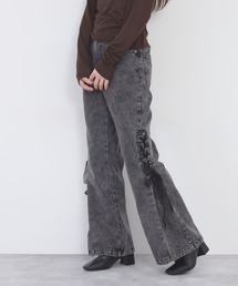 .WORKS（ドットワークス）の「.works　デニムシューレースフレアー（デニムパンツ）」