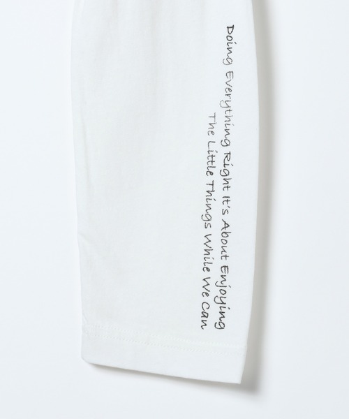 JEANASIS(ジーナシス)の「グラフィティプリントロンTEE/658022(Tシャツ/カットソー・レディース・グレー系その他/ホワイト系その他・FREE)」の5枚目の写真