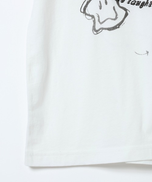 JEANASIS(ジーナシス)の「グラフィティプリントロンTEE/658022(Tシャツ/カットソー・レディース・グレー系その他/ホワイト系その他・FREE)」の6枚目の写真