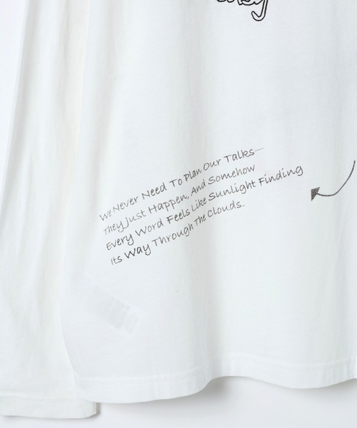 JEANASIS(ジーナシス)の「グラフィティプリントロンTEE/658022(Tシャツ/カットソー・レディース・グレー系その他/ホワイト系その他・FREE)」の11枚目の写真