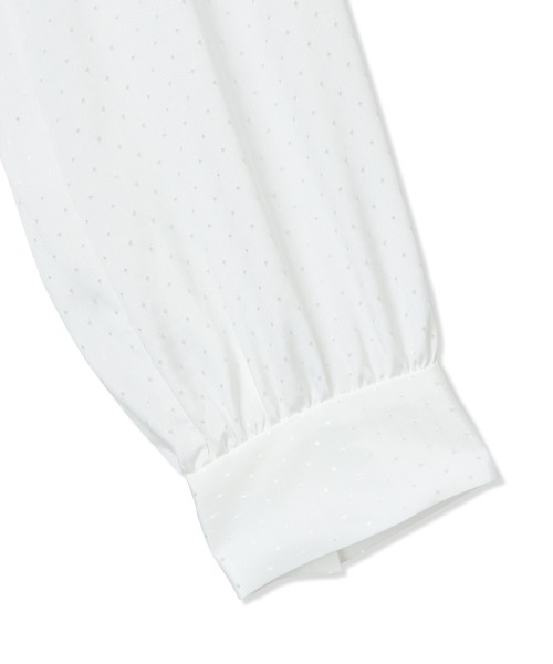 A/C DESIGN BY ALPHA CUBIC(エーシーデザインバイアルファキュービック)の「ドットボウタイブラス【ファーストライン】(シャツ/ブラウス・レディース・ネイビー/オフホワイト・9号/11号/13号)」の19枚目の写真