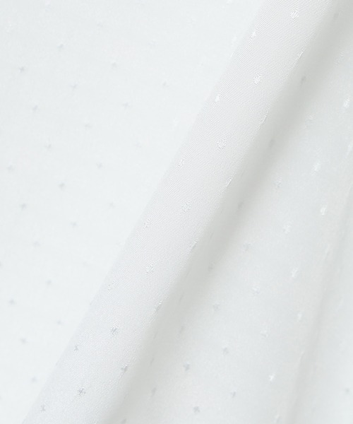 A/C DESIGN BY ALPHA CUBIC(エーシーデザインバイアルファキュービック)の「ドットボウタイブラス【ファーストライン】(シャツ/ブラウス・レディース・ネイビー/オフホワイト・9号/11号/13号)」の20枚目の写真