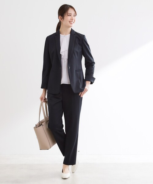 Reflect(リフレクト)の「【UVカット/匠シリーズ】センタープレスベーシックパンツ(その他パンツ・レディース・ネイビー/ブラック/ネイビー系5・11/09/07/05/13/15 /17)」の7枚目の写真