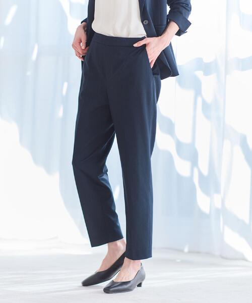 Reflect(リフレクト)の「【UVカット/匠シリーズ】センタープレスベーシックパンツ(その他パンツ・レディース・ネイビー/ブラック/ネイビー系5・11/09/07/05/13/15 /17)」の9枚目の写真