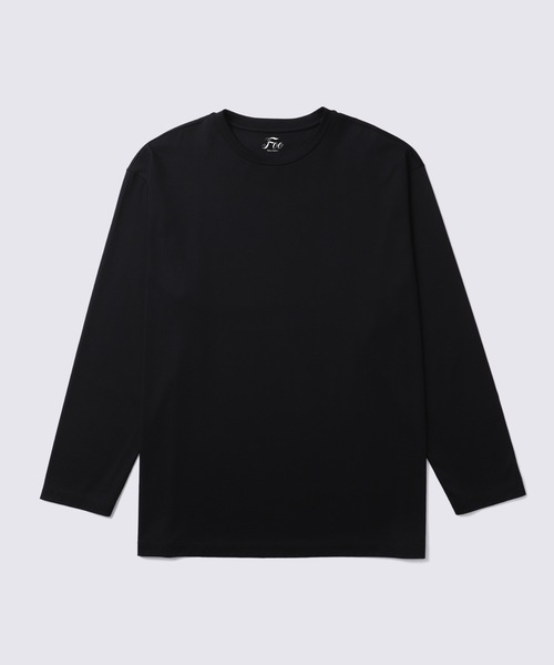 Foo Tokyo(フートーキョー)の「【メンズ】シルクコットンロングスリーブTシャツ ブラック(Tシャツ/カットソー・メンズ・ブラック・LL/L/M)」の5枚目の写真