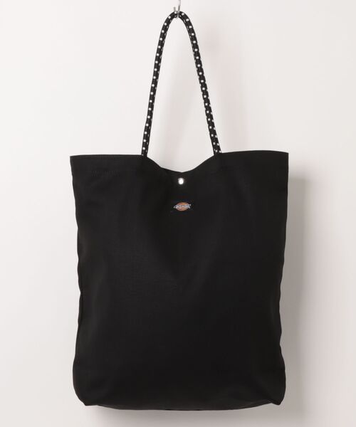 Dickies(ディッキーズ)の「【Dickies】DK LOGO PRINT ROPE TOTE BAG / ディッキーズ ロゴ キャンバストート ロープハンドル(トートバッグ・メンズ・ブラック系その他/オフホワイト/ブラック/アイボリー・FREE)」の5枚目の写真