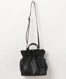 【RIPANI】ソフトギャザー巾着2WAYバッグ(Q66405)