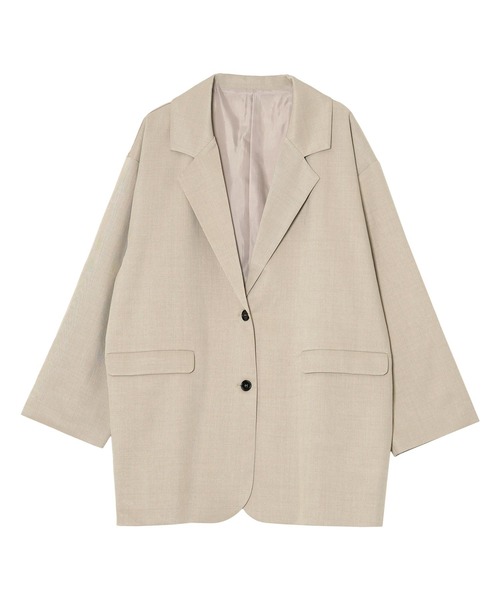 KOBE LETTUCE(コウベレタス)の「テーラードジャケット(テーラードジャケット・レディース・グレー/モカ・M)」の19枚目の写真