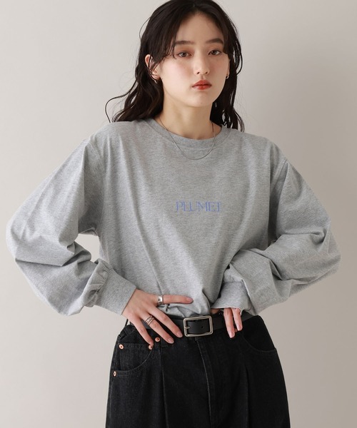 RAGEBLUE(レイジブルー)の「フロントロゴプリントロンT(Tシャツ/カットソー・レディース・ホワイト/アイボリー/グレー・FREE)」の3枚目の写真