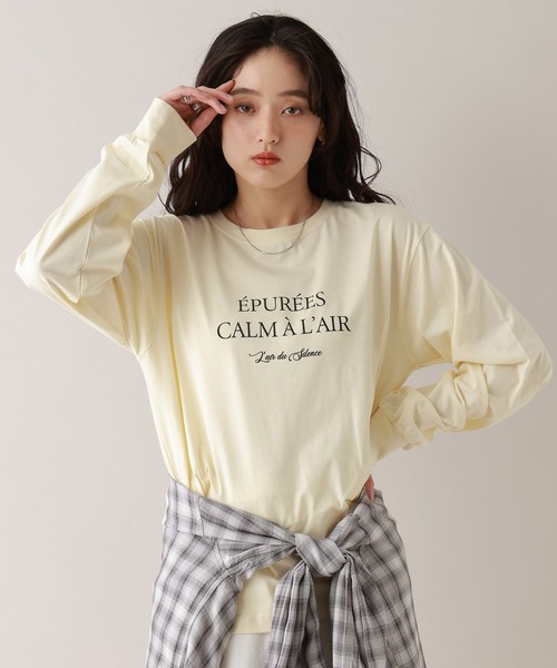 RAGEBLUE(レイジブルー)の「フロントロゴプリントロンT(Tシャツ/カットソー・レディース・ホワイト/アイボリー/グレー・FREE)」の10枚目の写真