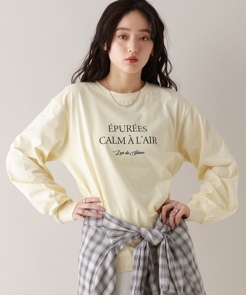 RAGEBLUE(レイジブルー)の「フロントロゴプリントロンT(Tシャツ/カットソー・レディース・ホワイト/アイボリー/グレー・FREE)」の11枚目の写真