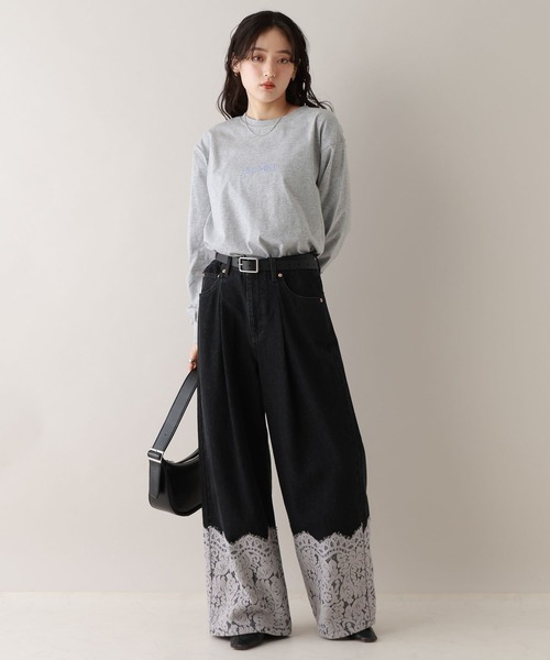 RAGEBLUE(レイジブルー)の「フロントロゴプリントロンT(Tシャツ/カットソー・レディース・ホワイト/アイボリー/グレー・FREE)」の13枚目の写真