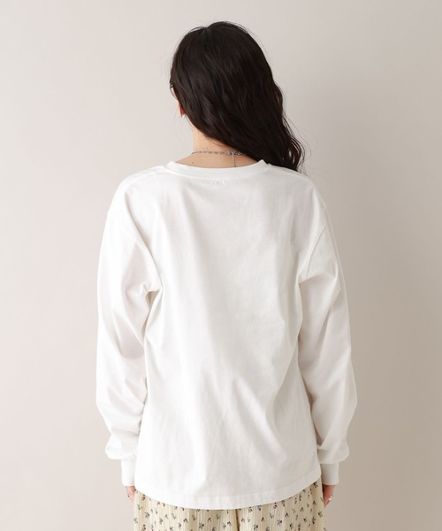 RAGEBLUE(レイジブルー)の「フロントロゴプリントロンT(Tシャツ/カットソー・レディース・ホワイト/アイボリー/グレー・FREE)」の17枚目の写真