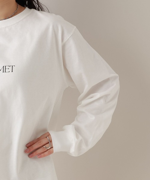 RAGEBLUE(レイジブルー)の「フロントロゴプリントロンT(Tシャツ/カットソー・レディース・ホワイト/アイボリー/グレー・FREE)」の19枚目の写真