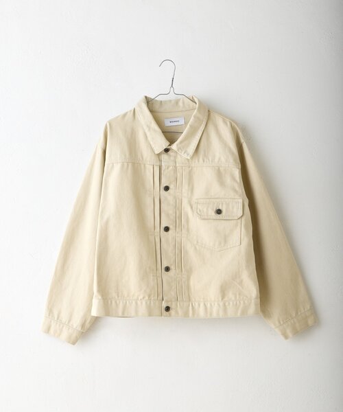 WHIMSIC(ウィムジック)の「【WHIMSIC/SETUP対応】TYPE-1 デニムジャケット(デニムジャケット・レディース・オフホワイト・FREE)」の2枚目の写真