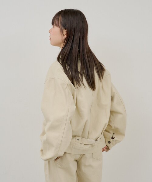 WHIMSIC(ウィムジック)の「【WHIMSIC/SETUP対応】TYPE-1 デニムジャケット(デニムジャケット・レディース・オフホワイト・FREE)」の5枚目の写真
