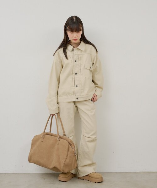 WHIMSIC(ウィムジック)の「【WHIMSIC/SETUP対応】TYPE-1 デニムジャケット(デニムジャケット・レディース・オフホワイト・FREE)」の7枚目の写真