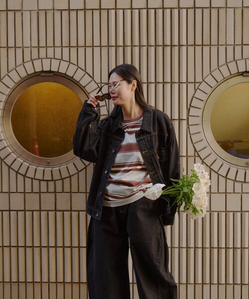 WHIMSIC(ウィムジック)の「【WHIMSIC/SETUP対応】TYPE-1 デニムジャケット(デニムジャケット・レディース・オフホワイト・FREE)」の10枚目の写真