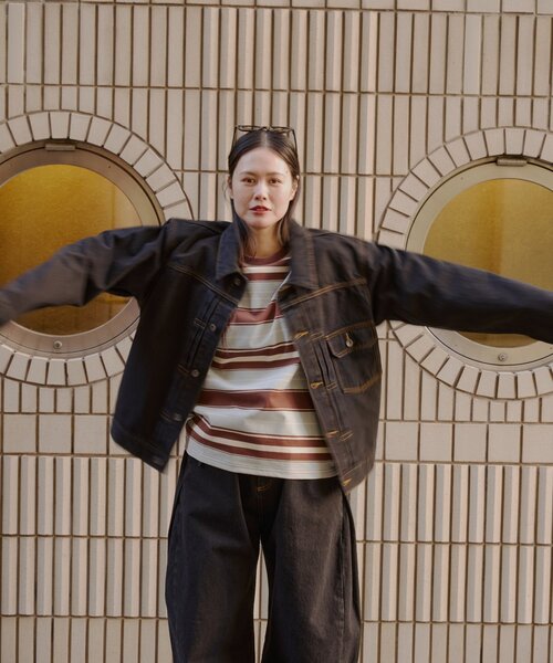 WHIMSIC(ウィムジック)の「【WHIMSIC/SETUP対応】TYPE-1 デニムジャケット(デニムジャケット・レディース・オフホワイト・FREE)」の11枚目の写真