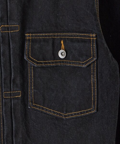 WHIMSIC(ウィムジック)の「【WHIMSIC/SETUP対応】TYPE-1 デニムジャケット(デニムジャケット・レディース・オフホワイト・FREE)」の16枚目の写真