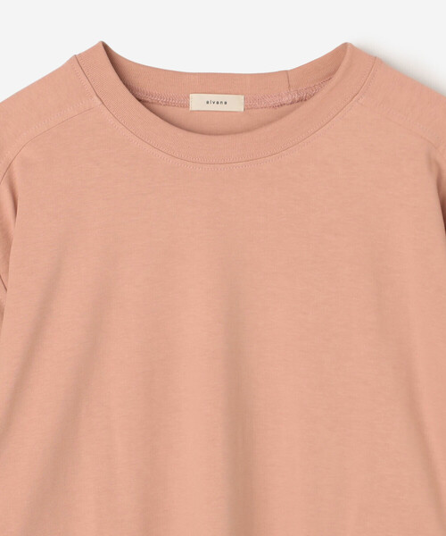 alvana（アルヴァナ）の「alvana | 〈別注〉クルーネック 長袖Tシャツ WOMEN（Tシャツ/カットソー・レディース・ピンク系その他/ブラック/ホワイト・F）」の6枚目の写真