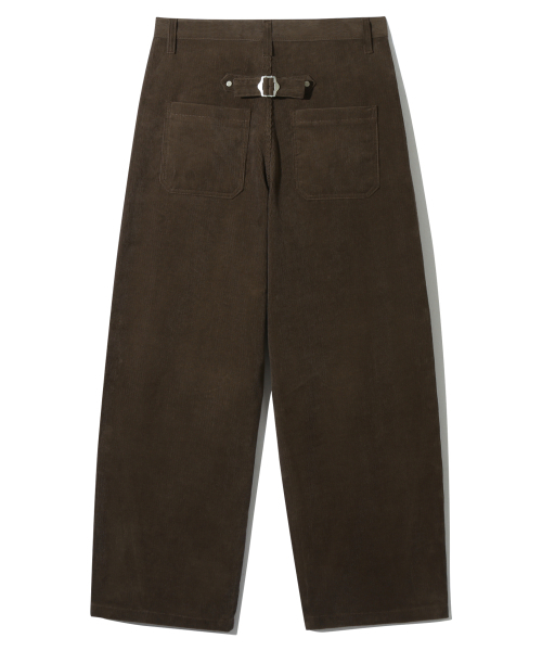 BASEMOMENT（ベースモーメント）の「シンチバックカーブドコーデュロイパンツダークブラウン（その他パンツ・メンズ・その他・MEDIUM/LARGE/X-LARGE）」の16枚目の写真