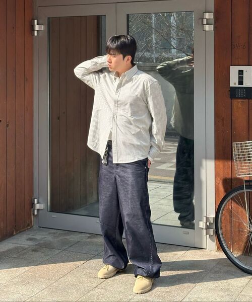 BASEMOMENT（ベースモーメント）の「シンチバックカーブドコーデュロイパンツダークブラウン（その他パンツ・メンズ・その他・MEDIUM/LARGE/X-LARGE）」の5枚目の写真