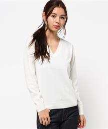 MOUSSY | BASIC Vneck POK(ニット/セーター)