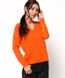 MOUSSY | BASIC Vneck POK(ニット/セーター)