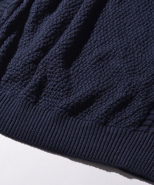 SHIPS JET BLUE(シップスジェットブルー)の「SHIPS JET BLUE(シップス ジェットブルー): 【コットン/リネン】 クレイジーケーブルニット■(ニット/セーター・メンズ・オリーブ/ライトブルー/ネイビー/グレー・SMALL/LARGE/MEDIUM)」の17枚目の写真