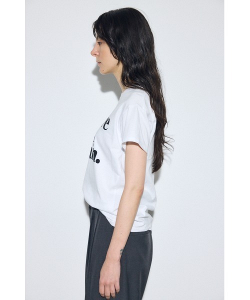 AZUL by moussy(アズールバイマウジー)の「メッセージロゴ半袖Tシャツ(Tシャツ/カットソー・レディース・オフホワイト/ライトイエロー/ライトブラック/ピンク・SMALL/MEDIUM)」の8枚目の写真