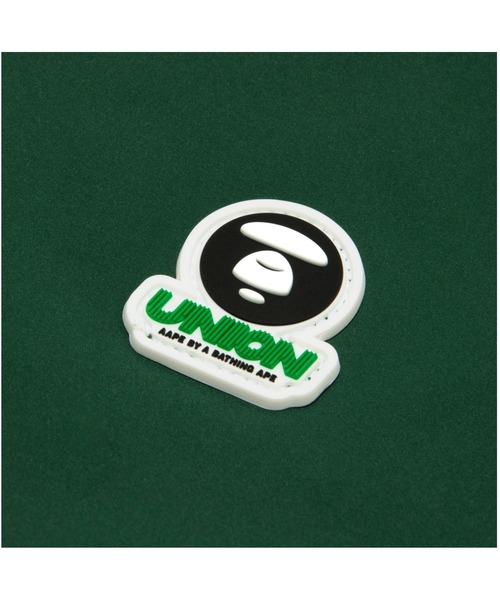AAPE BY A BATHING APE（エーエイプバイアベイシングエイプ）の「AAPE UNION SPORT "PICKLEBALL" Half Zip Jacket in Teflon Coating (detachable)（その他アウター・メンズ・ブラック/ダークグリーン・SMALL/LARGE/X-LARGE/MEDIUM）」の12枚目の写真