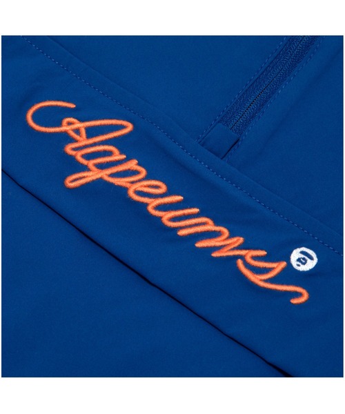 AAPE BY A BATHING APE（エーエイプバイアベイシングエイプ）の「AAPE UNION SPORT "PICKLEBALL" Half Zip Jacket in Teflon Coating (detachable)（その他アウター・メンズ・ブラック/ダークグリーン・SMALL/LARGE/X-LARGE/MEDIUM）」の17枚目の写真