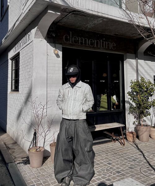 ROCKPSYCHO(ロックサイコ)の「ワイドカーブデニムパンツ(その他パンツ・メンズ・ブラック・MEDIUM/LARGE)」の14枚目の写真
