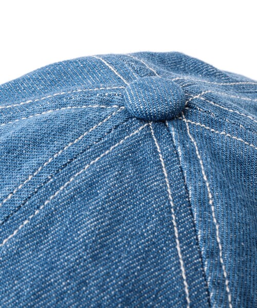 DANTON（ダントン）の「【DANTON】10oz デニム 6パネルキャップ 26SS（DT-H0227 YMN）（キャップ・メンズ・ライトブルー/ブラック/ダークネイビー・FREE）」の8枚目の写真