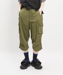 gomme（ゴム）の「ショートカーゴパンツ（デニムパンツ）」