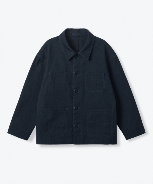 MUSINSA STANDARD KIDS（ムシンサスタンダードキッズ）の「ベックサテンショートジャケット [ネイビー]（ブルゾン・レディース・その他・110/120/130/140/150/160）」の2枚目の写真