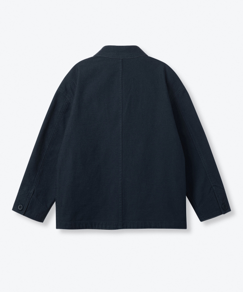 MUSINSA STANDARD KIDS（ムシンサスタンダードキッズ）の「ベックサテンショートジャケット [ネイビー]（ブルゾン・レディース・その他・110/120/130/140/150/160）」の3枚目の写真