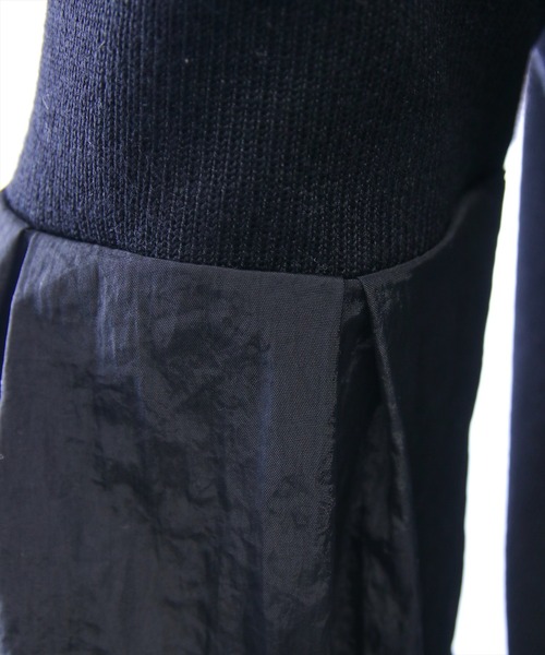 CLEAR BASIC（クリアベーシック）の「袖バルーン切替6分袖ニットトップス[大人 フェミニン 上品 オフィスカジュアル]（ニット/セーター・レディース・ブラック/アイボリー/グレー・F）」の7枚目の写真