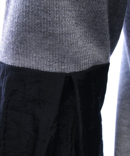 CLEAR BASIC（クリアベーシック）の「袖バルーン切替6分袖ニットトップス[大人 フェミニン 上品 オフィスカジュアル]（ニット/セーター・レディース・ブラック/アイボリー/グレー・F）」の21枚目の写真