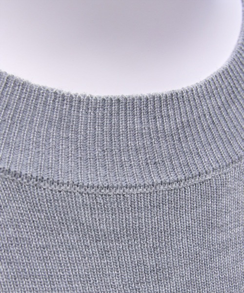CLEAR BASIC（クリアベーシック）の「袖バルーン切替6分袖ニットトップス[大人 フェミニン 上品 オフィスカジュアル]（ニット/セーター・レディース・ブラック/アイボリー/グレー・F）」の4枚目の写真