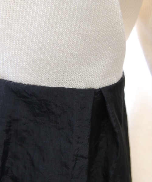 CLEAR BASIC（クリアベーシック）の「袖バルーン切替6分袖ニットトップス[大人 フェミニン 上品 オフィスカジュアル]（ニット/セーター・レディース・ブラック/アイボリー/グレー・F）」の5枚目の写真